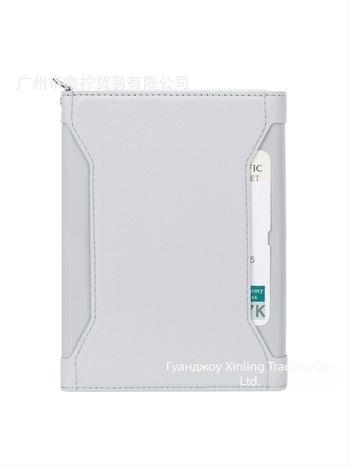 PU паспортен калъф с RFID защита и антимагнитен, мултифункционален джоб за карти и билети, организатор за паспорти и документи, вътрешна подплата от платно