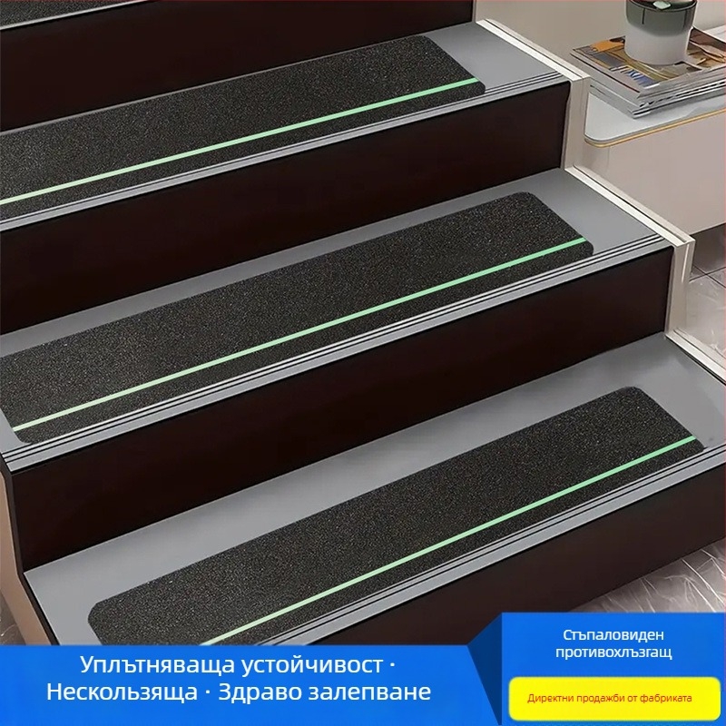 Самозалепваща антихлъзгаща лента за стълбище; PU лепило; PU система; за стълбища и баня; температурна устойчивост 260; вискозитет 80 Н/м