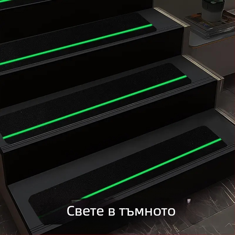 Самозалепваща антихлъзгаща лента за стълбище; PU лепило; PU система; за стълбища и баня; температурна устойчивост 260; вискозитет 80 Н/м