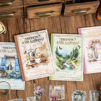 Drehop/Dreamxi PET стикер книжка — ретро стил, печатна изработка, тегло 86 г, пускане на пазара 2025-02-13