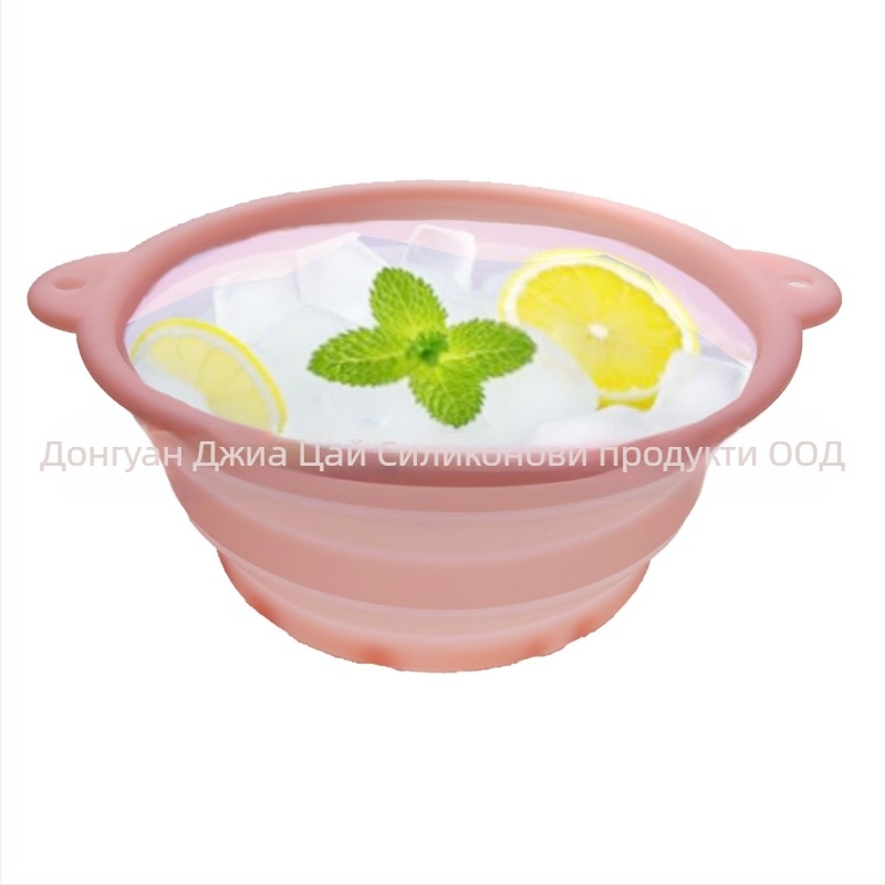 Силиконова купа за ледена баня със вградена ледена кухина, сгъваема преносима спа-устройство за стягане на кожата (Нетно тегло: 323 g; Брутно тегло: 350 g; Стил: сгъваем; Пускане: 2025)