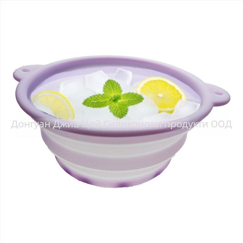 Силиконова купа за ледена баня със вградена ледена кухина, сгъваема преносима спа-устройство за стягане на кожата (Нетно тегло: 323 g; Брутно тегло: 350 g; Стил: сгъваем; Пускане: 2025)