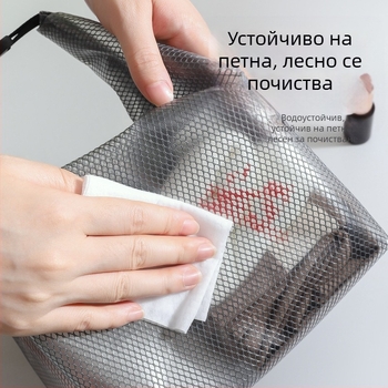 Чанта за тоалетни принадлежности EVA, преносима и водоустойчива, за пътуване на открито, модел Eva