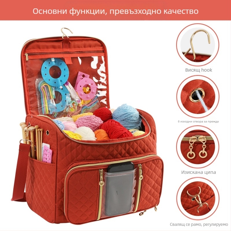 YCW EB122 Кубообразна торба за съхранение от полиестер, многофункционална