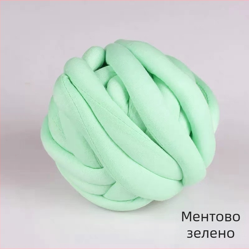 Ръчно плетено одеяло със смесена прежда, прядене с пръстени, групова нишка, произход Zhejiang