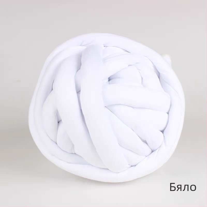 Ръчно плетено одеяло със смесена прежда, прядене с пръстени, групова нишка, произход Zhejiang