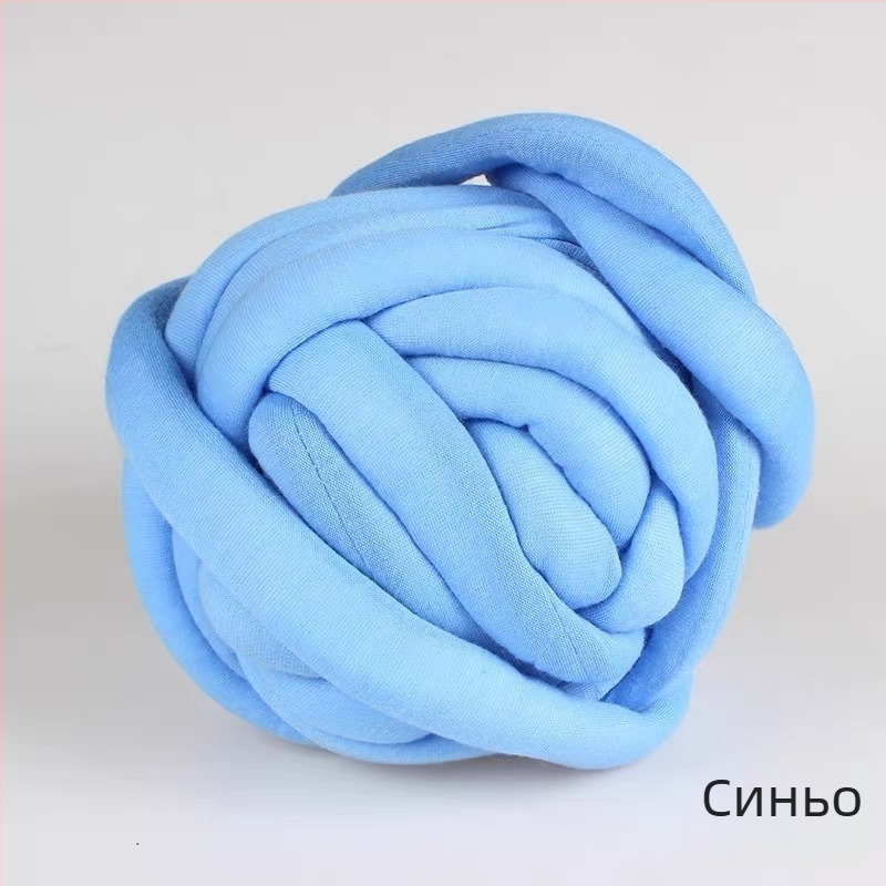 Ръчно плетено одеяло със смесена прежда, прядене с пръстени, групова нишка, произход Zhejiang