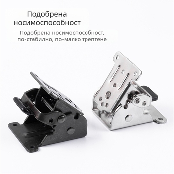 90° самозаключващи се сгъваеми панти за мебели – усилена стоманена конструкция, за маси, столове, табла и масички за кафе