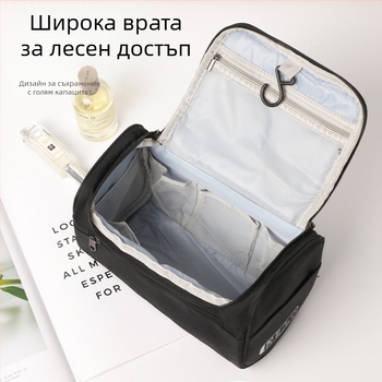 YUNMAI полиестерна чанта за козметика, корейски стил, съхранение на козметика и тоалетни принадлежности за пътуване