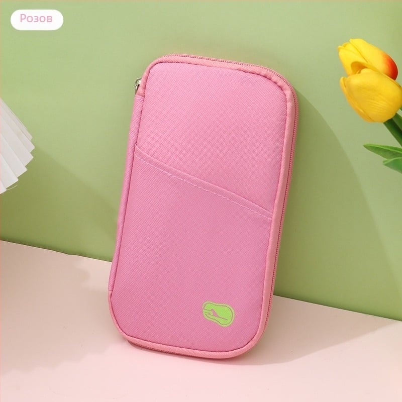 Чанта за паспорти и документи – мултифункционална, Oxford плат, подплата полиестер, организация на карти и билети, за мъже и жени, урбан стил, минималистичен дизайн