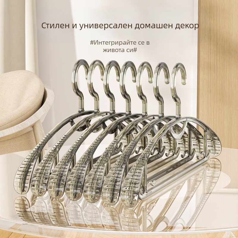 Закачалка за дрехи PET от Mom's joy – дебело тяло с кука, безшевна и противохлъзваща, за дома или общежитие