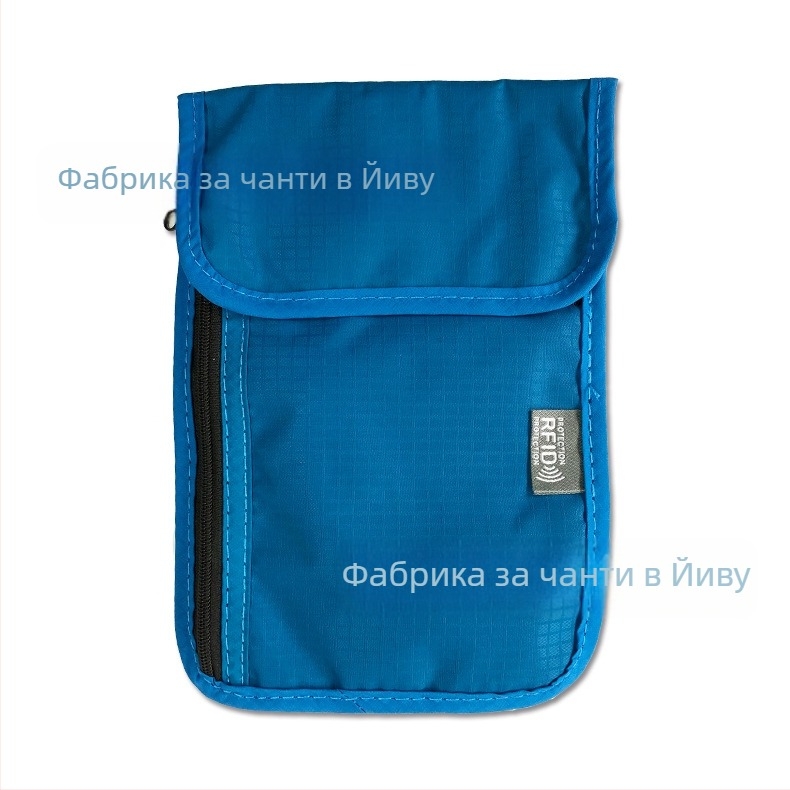 Водоустойчива нейлонова паспортна чанта-органайзер с RFID защита за пътуване, чанта през рамо модел 016