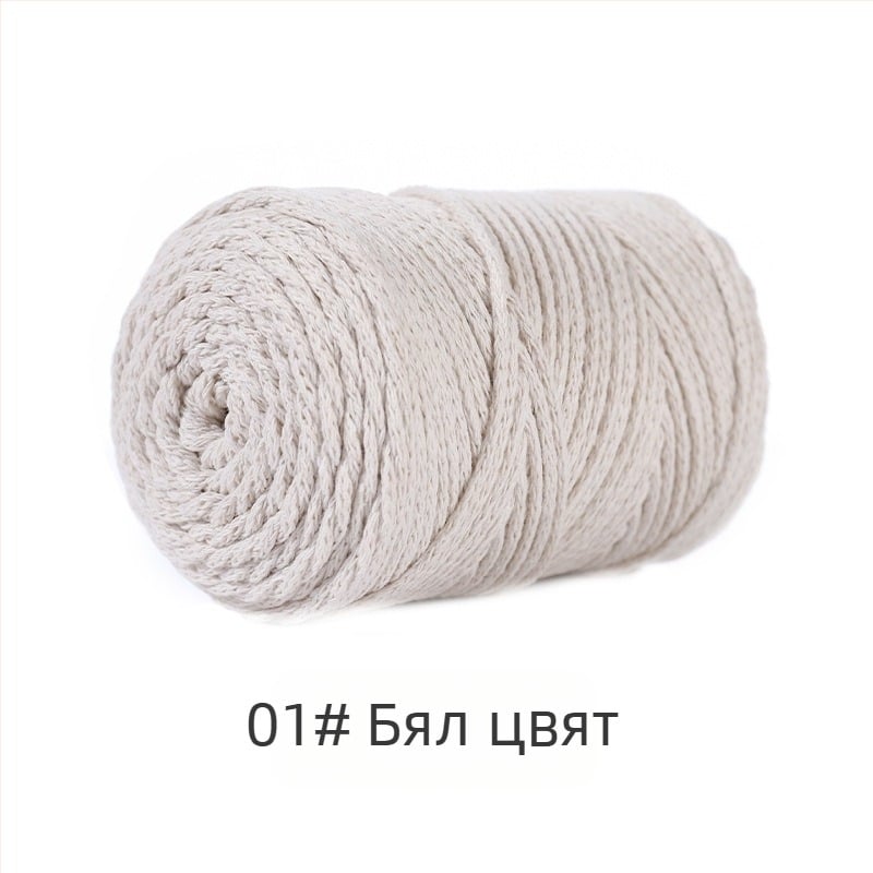 Полиестерно-хлопкова смес прежда, куха памук, вихрово въртена, за ръчно плетене