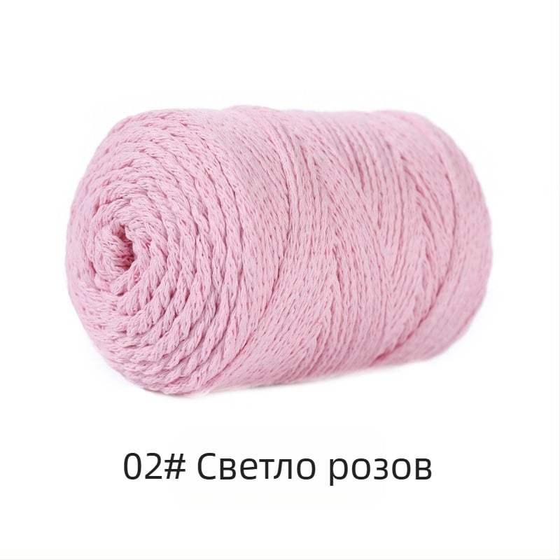 Полиестерно-хлопкова смес прежда, куха памук, вихрово въртена, за ръчно плетене