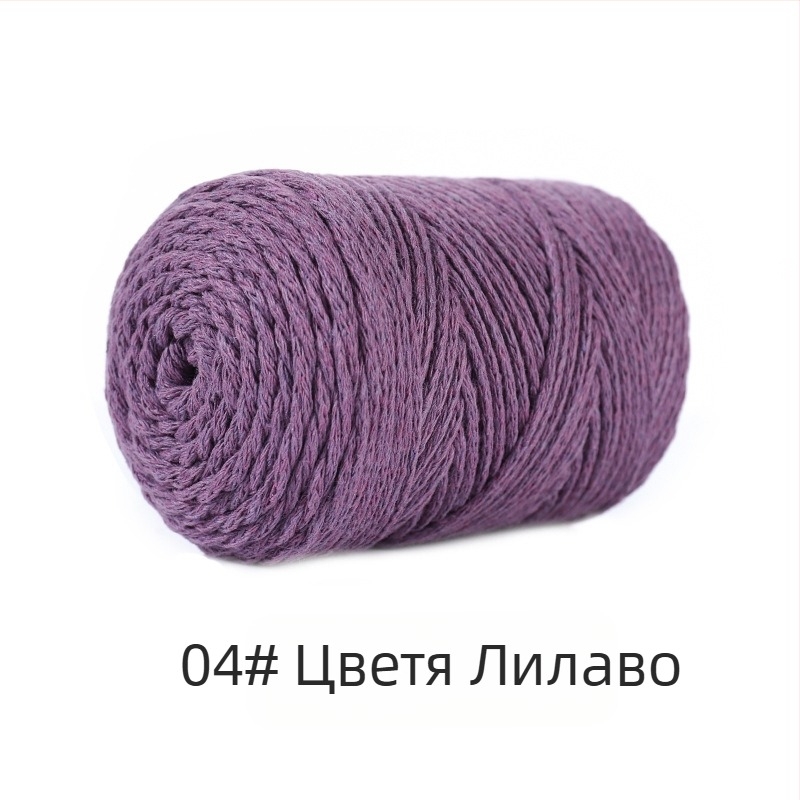 Полиестерно-хлопкова смес прежда, куха памук, вихрово въртена, за ръчно плетене