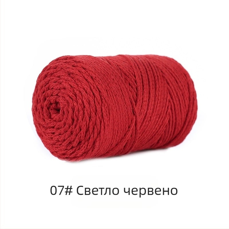 Полиестерно-хлопкова смес прежда, куха памук, вихрово въртена, за ръчно плетене