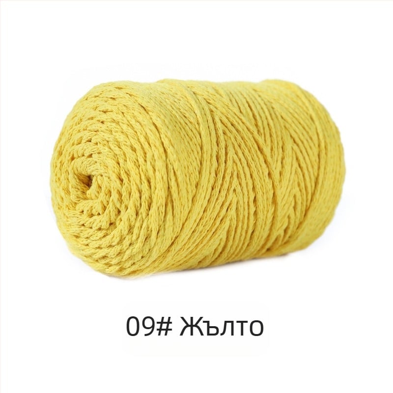 Полиестерно-хлопкова смес прежда, куха памук, вихрово въртена, за ръчно плетене