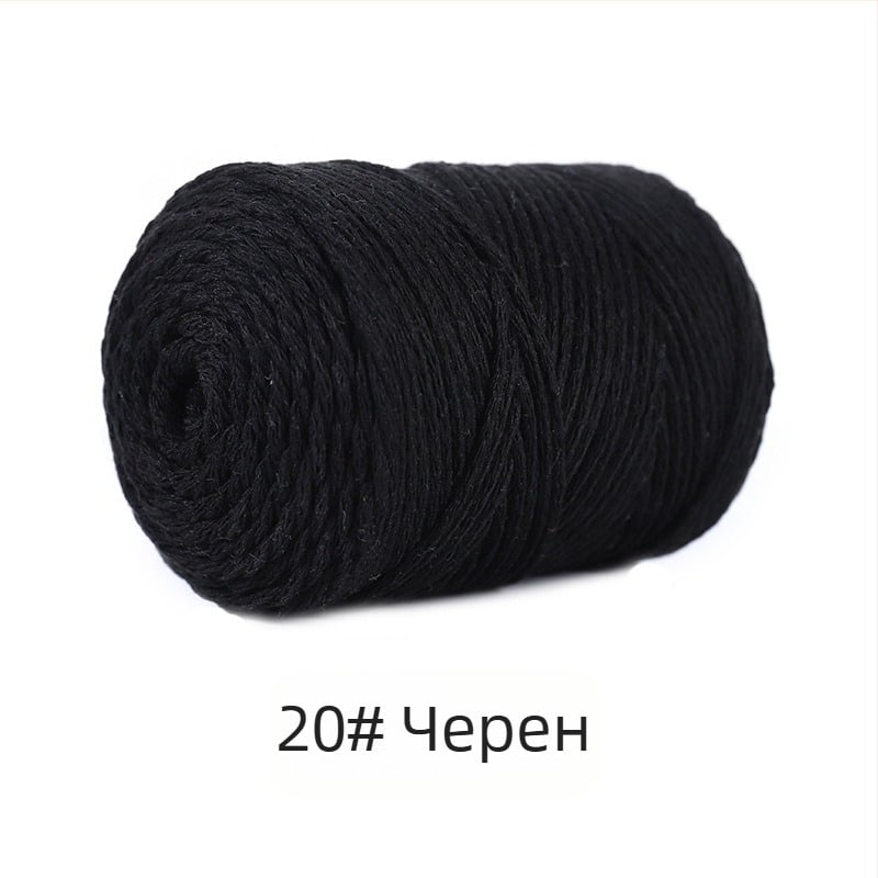 Полиестерно-хлопкова смес прежда, куха памук, вихрово въртена, за ръчно плетене