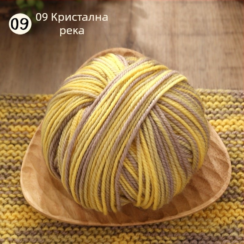 Acridine Вълнени конци за тъкане – полу-ворстед, групово влакно