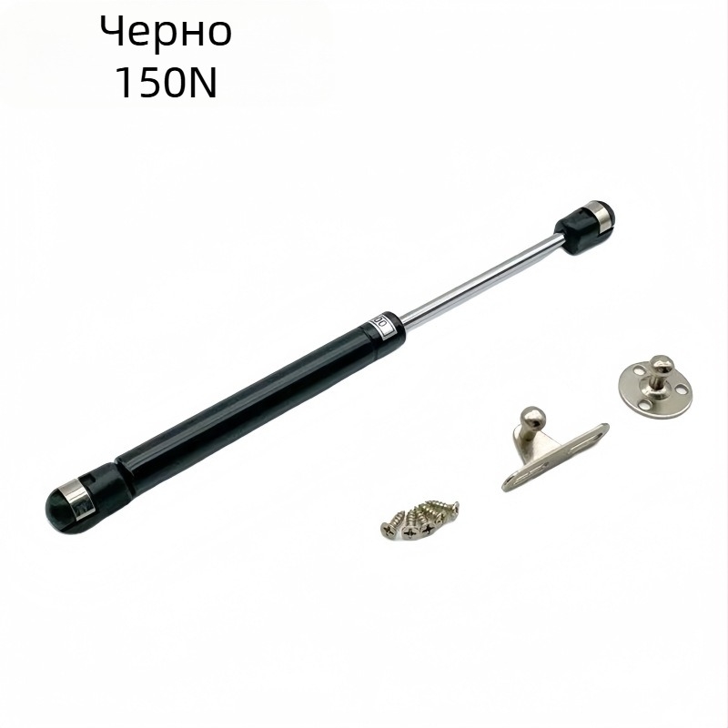 Пневматично поддържащо рамо за шкафове с повдигане и татами повърхности – 100N, найлон/стомана, твърдо хромирано покритие