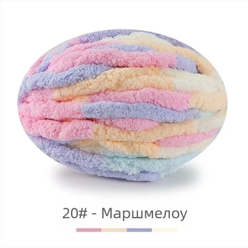 Ръчно тъкана TUAN-Line прежда за плетене, 10S, 1 нишка, ринг-спин, 100% полиестер, смесена