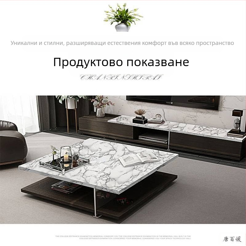 PVC стенен стикер – маслоустойчив, водоустойчив, самозалепващ, узор Building, 1 лист