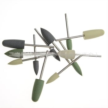 Полираща глава за стоматологични невидими протези – смолна основа, силиконова гума, HP0412, еднократна, за възрастни