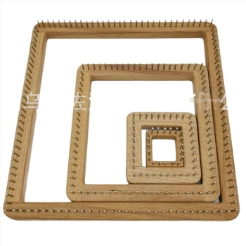 Квадратно плетачно устройство за шапки и шалове, модели цветя и мрежи; кутия 100 бр., тегло 120 г, налична персонализация; стилове: сладък, бохемски, карикатурен, нов китайски стил