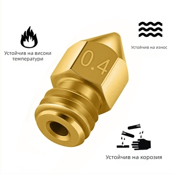 MK8 дюза комплект за 3D принтер, 30 части със DIY инструмент, съвместим с CR-8, CR-10, Ender 3/3S/5/6