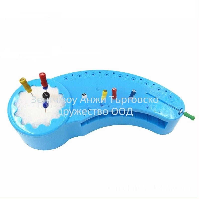 LNGL Дентална измервателна стойка за коренови файлове и измервателна лента, пластмасова, 80 g, кутия 100