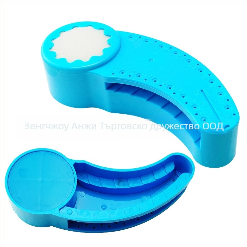 LNGL Дентална измервателна стойка за коренови файлове и измервателна лента, пластмасова, 80 g, кутия 100