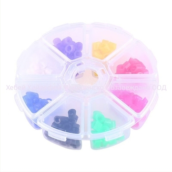 Идентификационен кръг за стоматологични материали, марка HDF, нетно тегло около 38 g на кутия, опаковка 100 бр., подходящ за възрастни, функция: идентификационен кръг