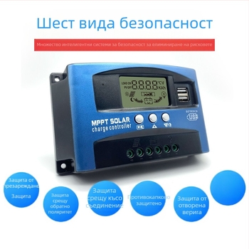 MPPT соларен контролер 48V, 30–100 A за фотоволтаични панели и интелигентно улично осветление