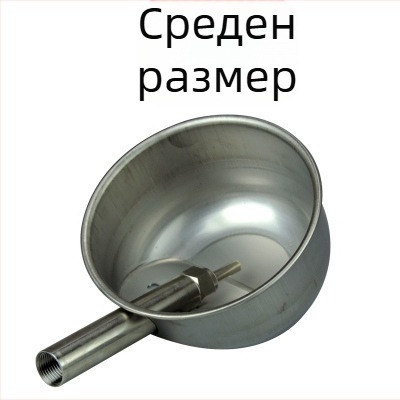 Неръждаем стоманен поилник за прасета, автоматична чаша за пиене за прасета, овална водна купа за отглеждане на прасета