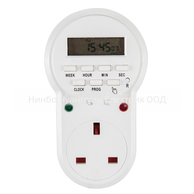 Розетка с таймер, марка Cier, функция таймера, диапазон на работна температура -10 °C до +55 °C