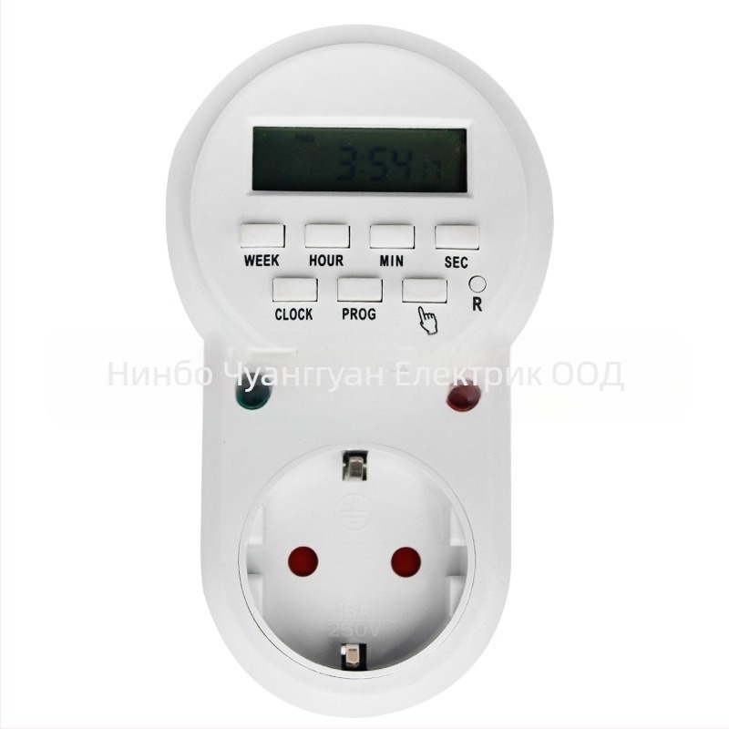 Розетка с таймер, марка Cier, функция таймера, диапазон на работна температура -10 °C до +55 °C