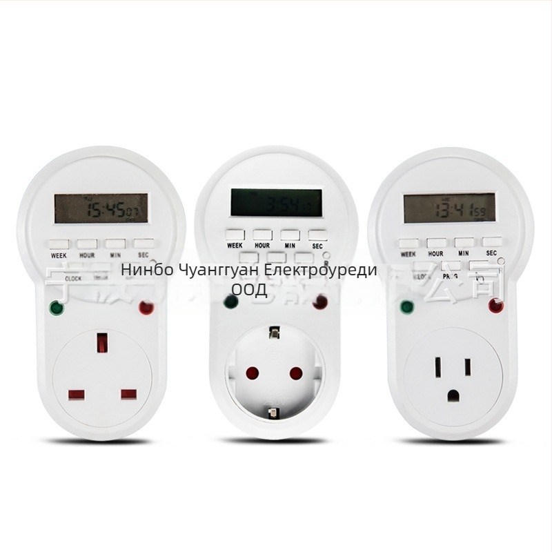 Розетка с таймер, марка Cier, функция таймера, диапазон на работна температура -10 °C до +55 °C