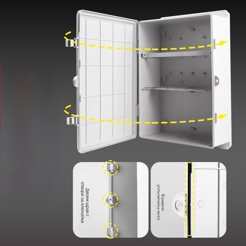 Външна водоустойчива пластмасова кутия за мониторинг на оборудване, за маршрутизатори и разпределителни кутии