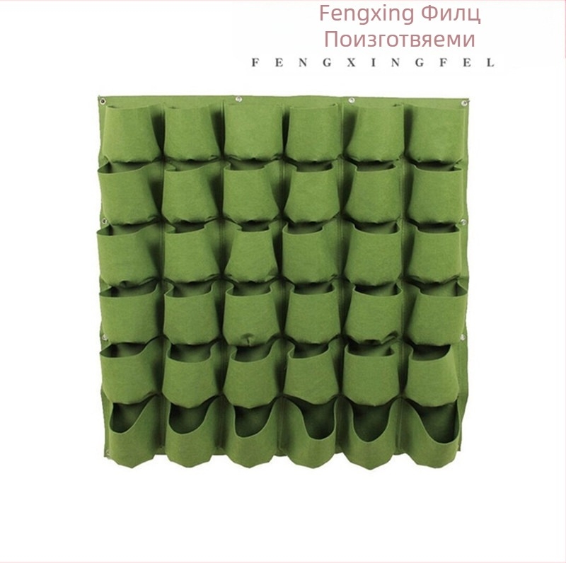 Стенно монтирана торбичка за засаждане от нетъкан материал, дишаща, устойчива на корозия, здрава и водоспестяваща