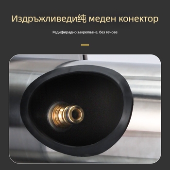 Hongfan Държач за маркуч от неръждаема стомана с автоматичен навивач, висящ монтаж за градина и дома
