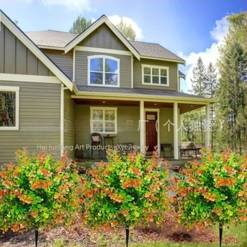 Hui junlong серия 11 пластмасово цвете евкалиптово дърво за наземно озеленяване, механизъм, тип 22