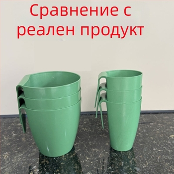 Пластмасова чашка за разсад ягоди, дишаща чашка за пресаждане в оранжерия