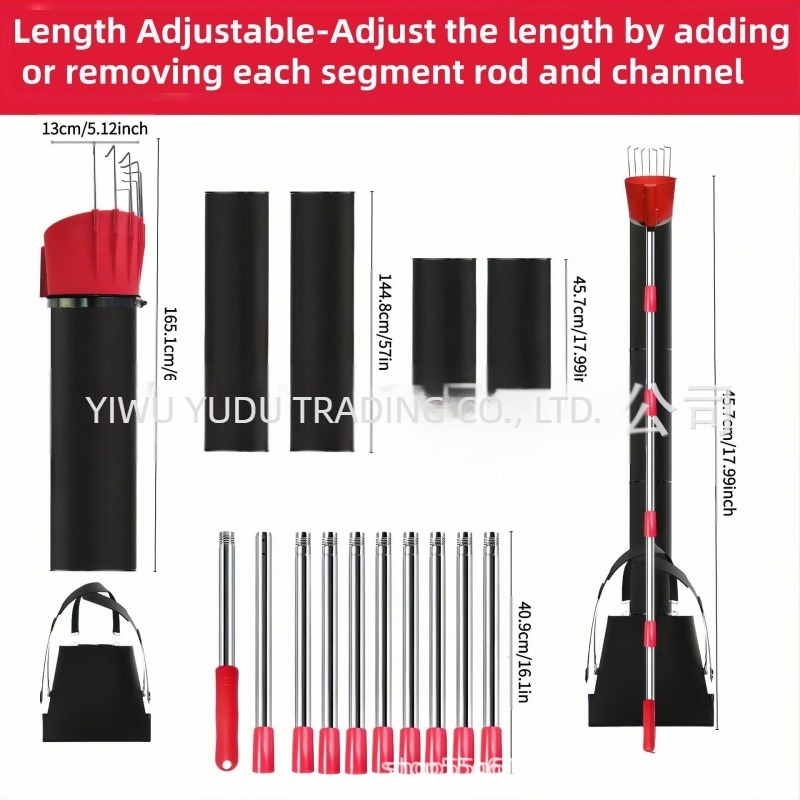 Телескопична раница за събиране на плодове – всичко в едно устройство за високо надморско събиране