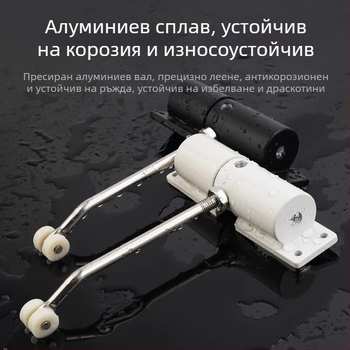 Кръгъл автоматичен затварящ механизъм за врати с тихо затваряне, механизъм за отскок и буфер против сблъсък