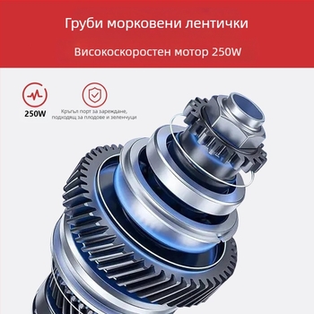 Многофункционален електрически резач за зеленчуци за кухнята – неръждаема стомана, автоматичен резач и настъргвач, нарязване и настъргване