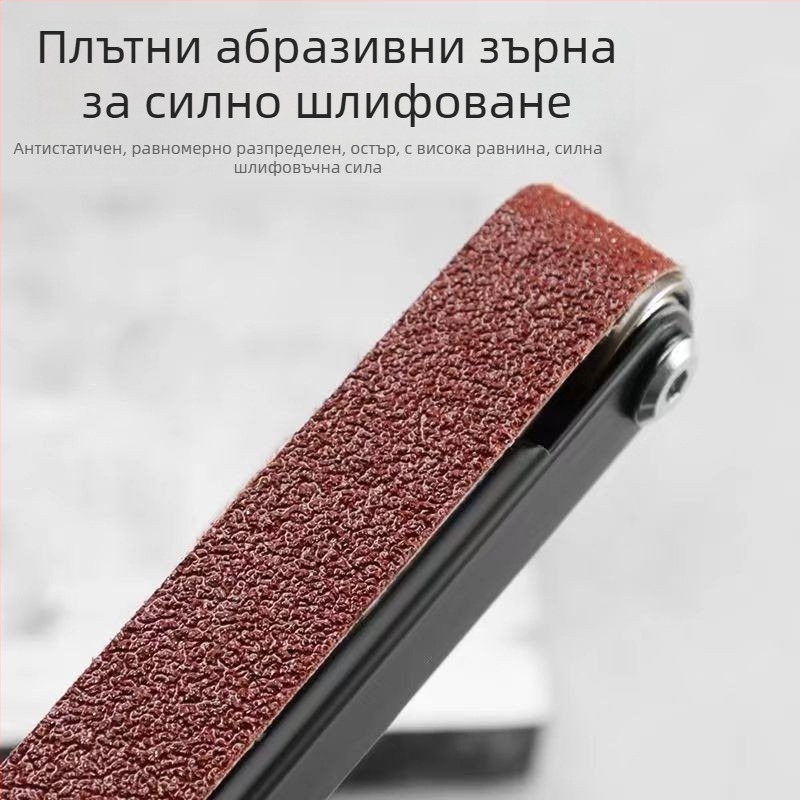 Маркта ленточна шлайф приставка за ъглошлайфи тип 100/125 – дървообработка