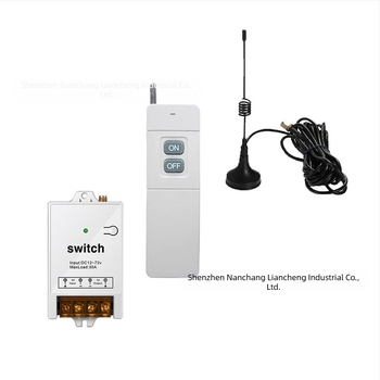 Безжичен дистанционен превключвател за управление, DC12-72V, 30A, RF433, за водна помпа и осветление