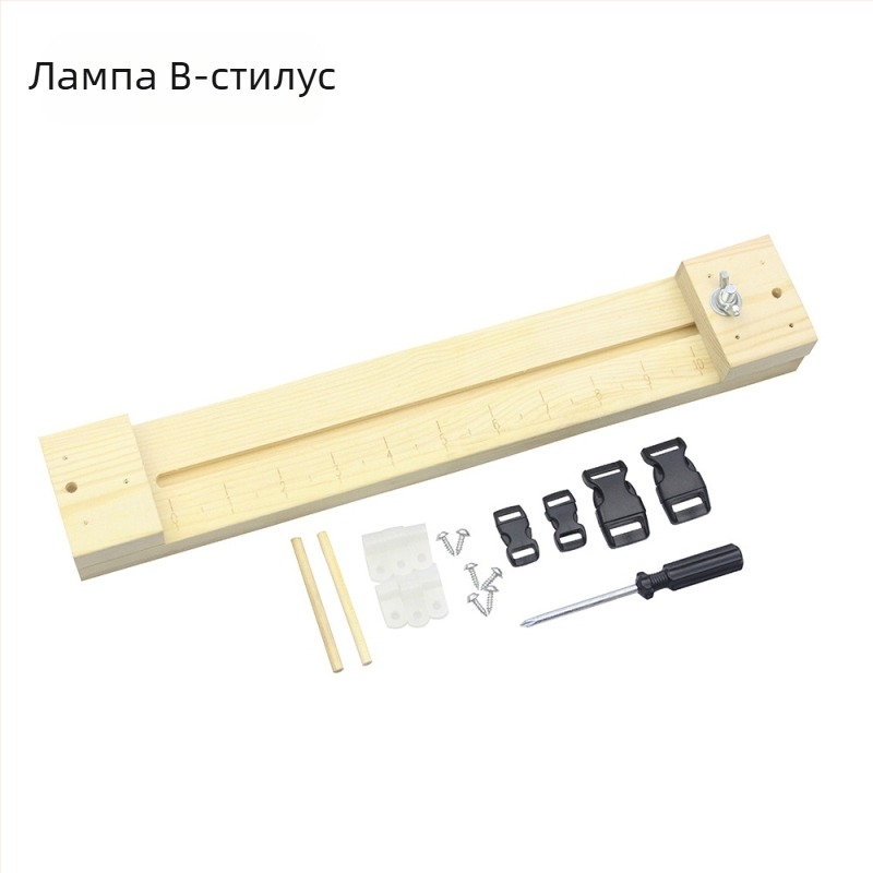 Инструмент за плетене на чадърно въже, паракорд джиг с дървена рамка, регулирано плетене на гривни