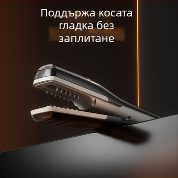 Безжичен електрически подстригвач за коса, безчетков мотор, керамични ножове, подвижна и миеща се глава, нисък шум до 36 dB