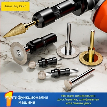Тип 100 конверсионна глава за прав шлайф — патрон 3 мм/6 мм, стомана, Xinshi Hardware